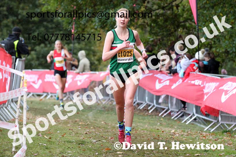 Senior womens 2021 National Cross Country Relays, Berry Hill Park, Mansfield. Photo: David T. Hewitson/Sports for All Pics